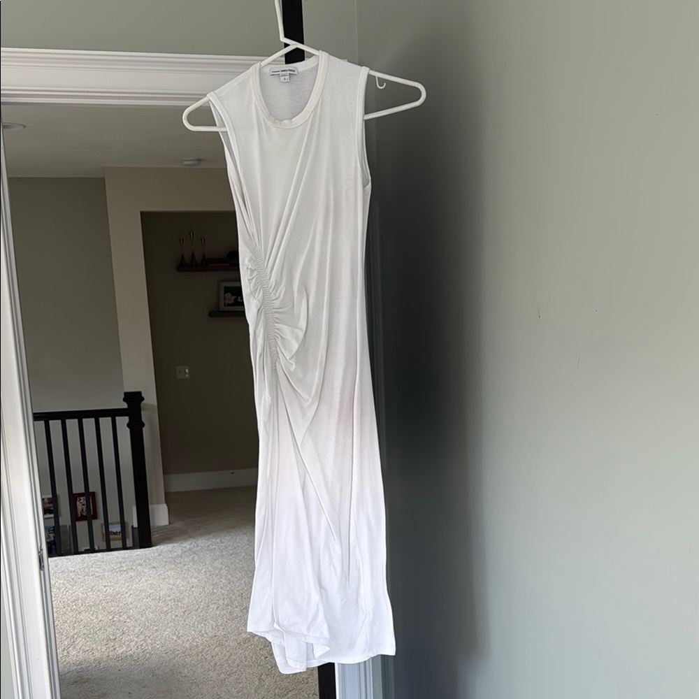 Elegant White James Perse Sleeveless Dress